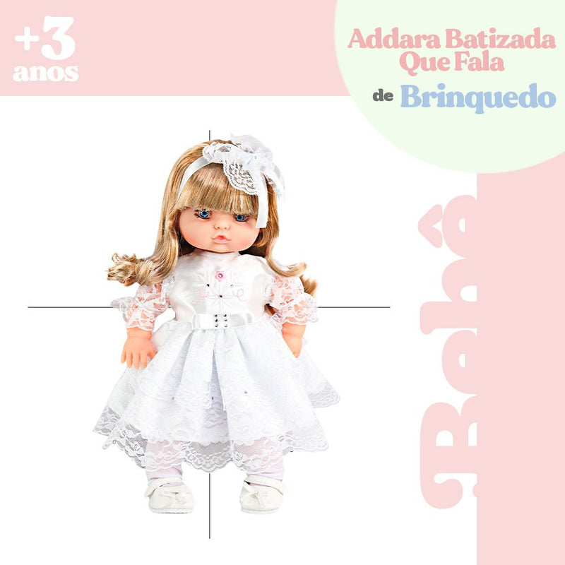 Boneca Addara Batizado Que Fala