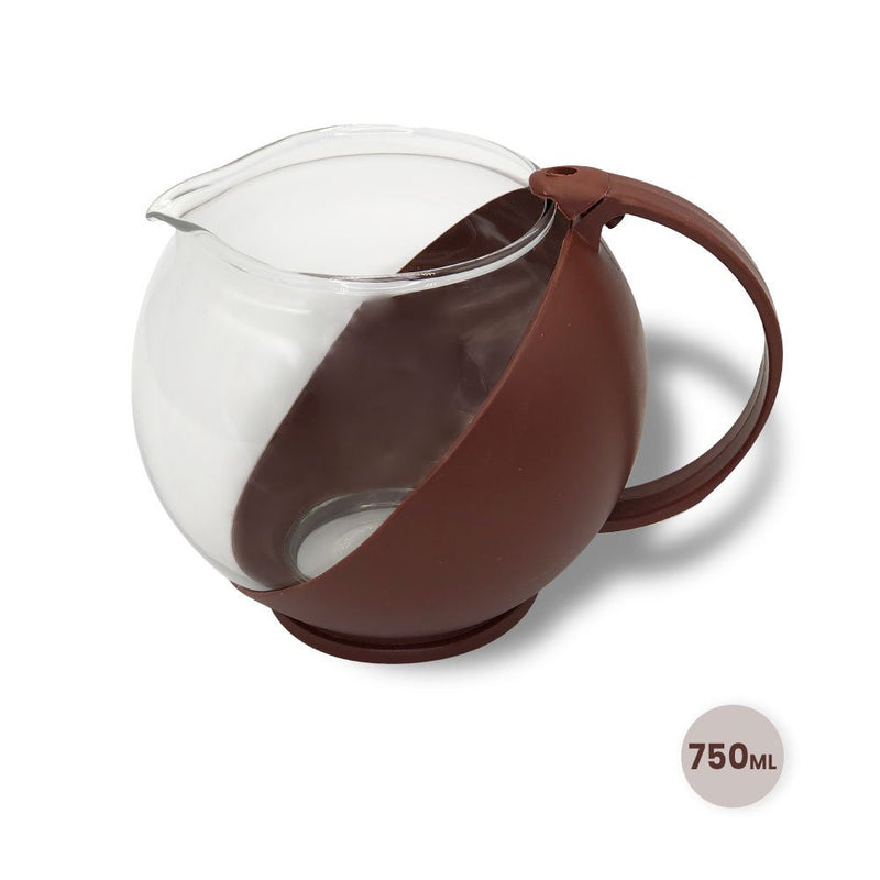 Chaleira Vidro Infusor Aço Inox Bule Chá Café - 750ml